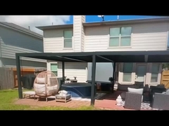 耐久 スタイリッシュ アルミ パーゴラ 金属 屋根: 完璧な 屋外 の オアシス